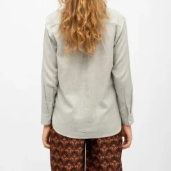 Chemisier gris chiné carli manches longues Femme LA PETITE ETOILE