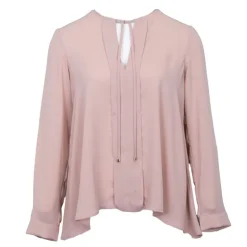 Chemisier rose pastel leger asymétrique col V Femme IMPERIAL