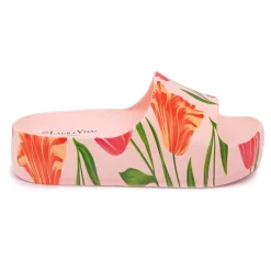Claquette semelle épaisse tulipe Femme LAURA VITA