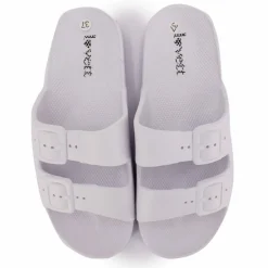 Claquette uni caoutchouc Femme LOVETT