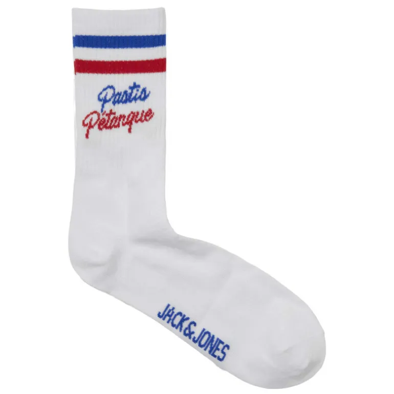 Coffret cadeau boxers/chaussettes inscription coton stretch Homme JACK & JONES