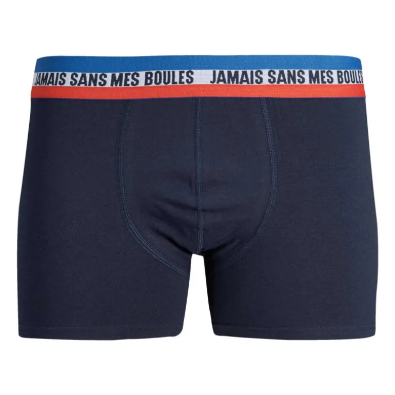 Coffret cadeau boxers/chaussettes inscription coton stretch Homme JACK & JONES