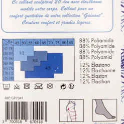 Collant sculptant 20den gp7041 Femme GERARD PASQUIER