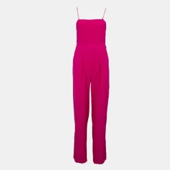 Combi-pantalon à nouer fuchsia Lisel dos nu Femme LA PETITE ETOILE