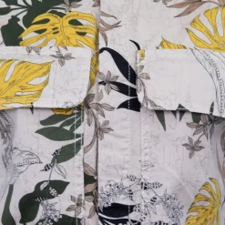 Combipantalon magnolia beige imprimé tropical Femme PLEASE