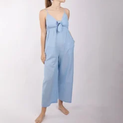 Combipantalon stellia bleu ciel avec noeud Femme LA PETITE ETOILE