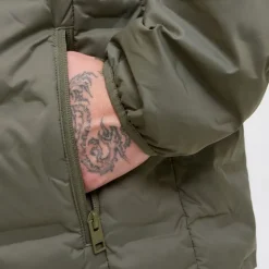 Coupe-vent texturé Haston avec capuche couleur olive Homme JACK & JONES