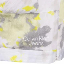 Crop top bretelles blanc motif fantaisie Femme CALVIN KLEIN