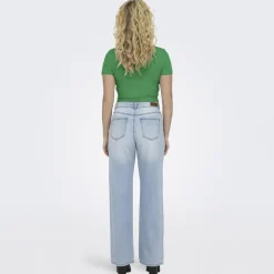 Crop top manches courtes uni Femme ONLY