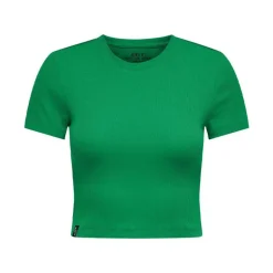 Crop top manches courtes uni Femme ONLY