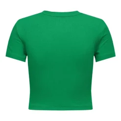 Crop top manches courtes uni Femme ONLY