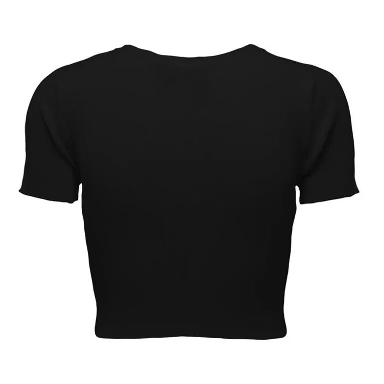 Crop top moulant manches courtes Femme JDY