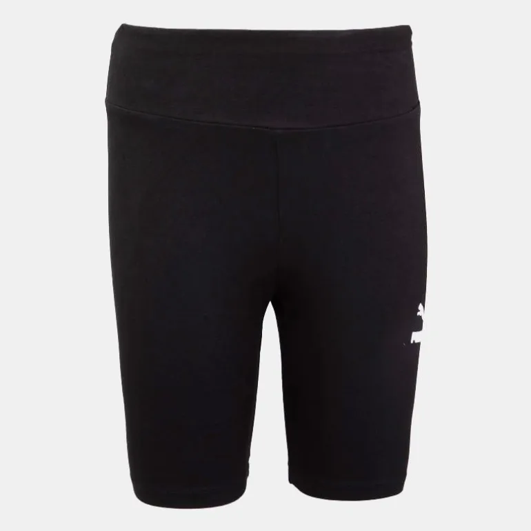 Cycliste élastique noir logo blanc Femme PUMA