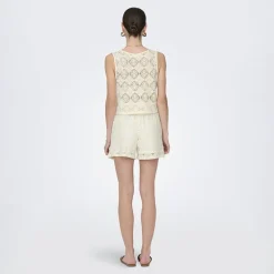 Débardeur à dentelle eva col rond regular Femme JDY