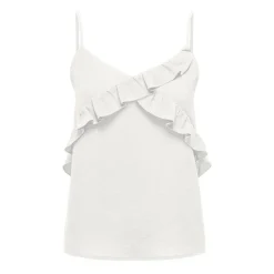 Débardeur à volants avec bretelles ajustables Femme ONLY