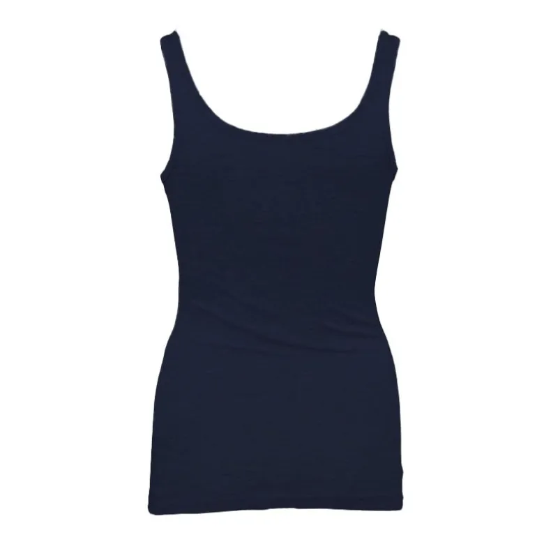 Débardeur ajusté en coton col rond Femme BILL TORNADE