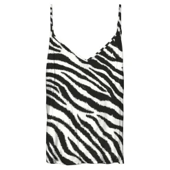 Débardeur col V à motif zèbre avec fines bretelles Femme VERO MODA
