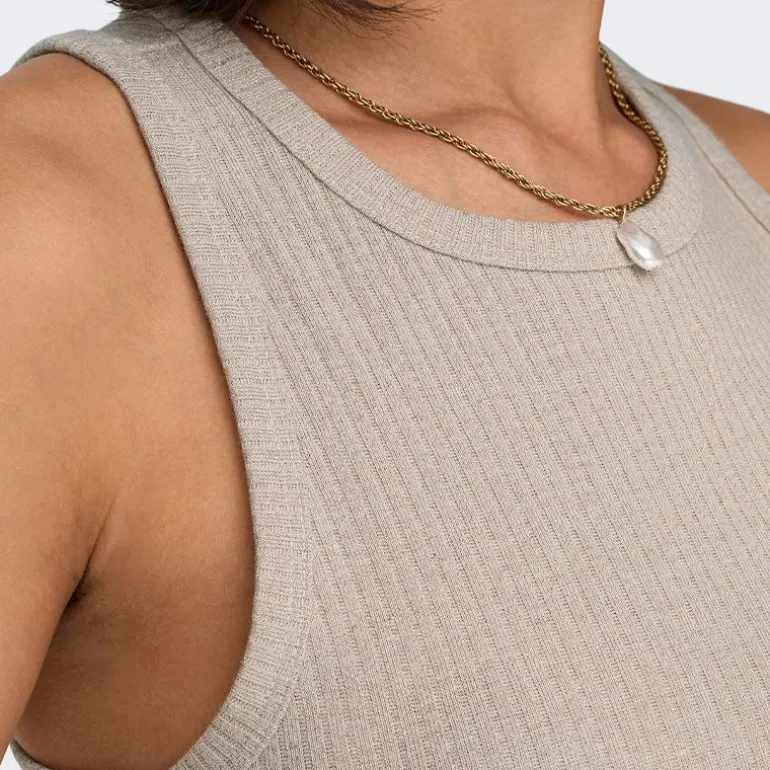 Débardeur côtelé Idole basique Femme ONLY