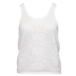 Débardeur ivoire à fines bretelles Magalie Femme LA PETITE ETOILE