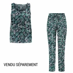 Débardeur sans manches col rond imprimé jungle Femme ONLY