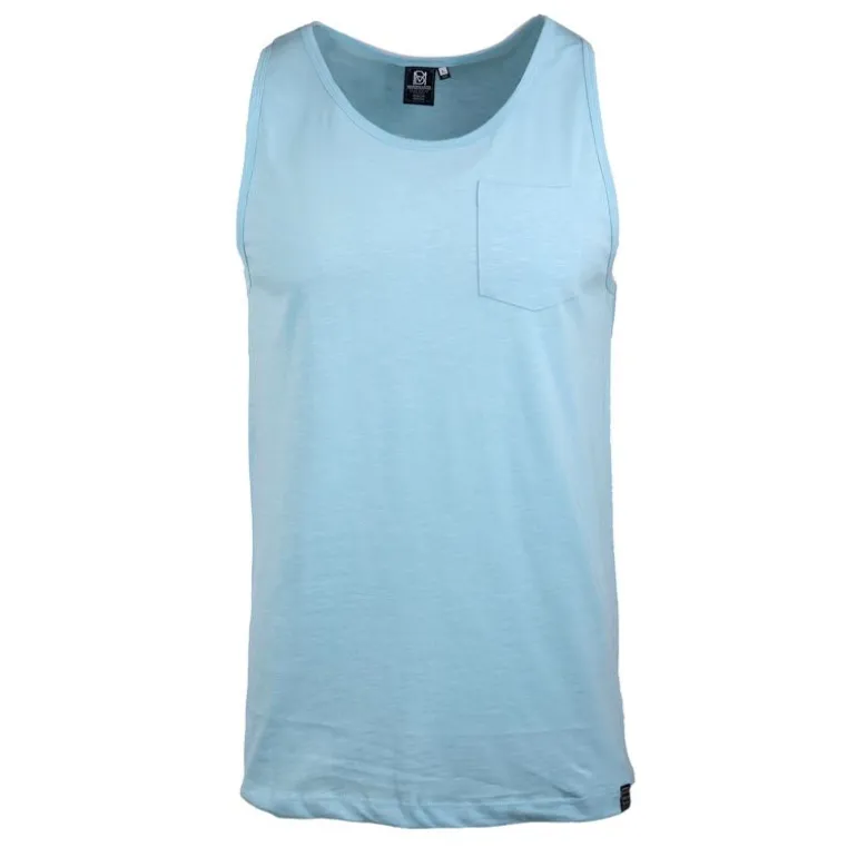 Debardeur slub uni avec poche malabar Homme BLAGGIO