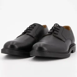 Derbies à lacets basses cuir lisse Homme ELWIN