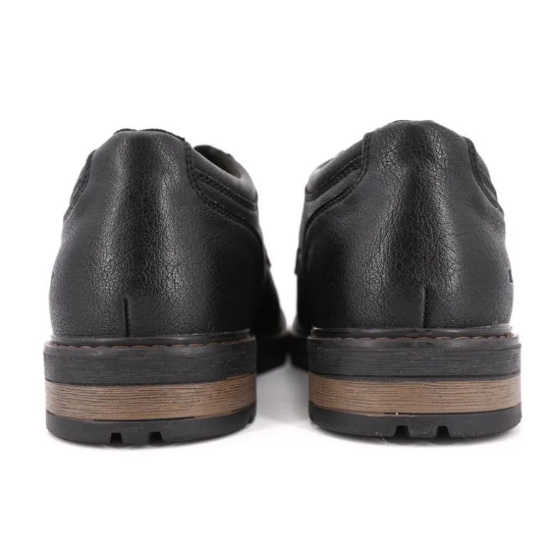 Derbies à lacets effet cuir grainé Homme ROMIKA