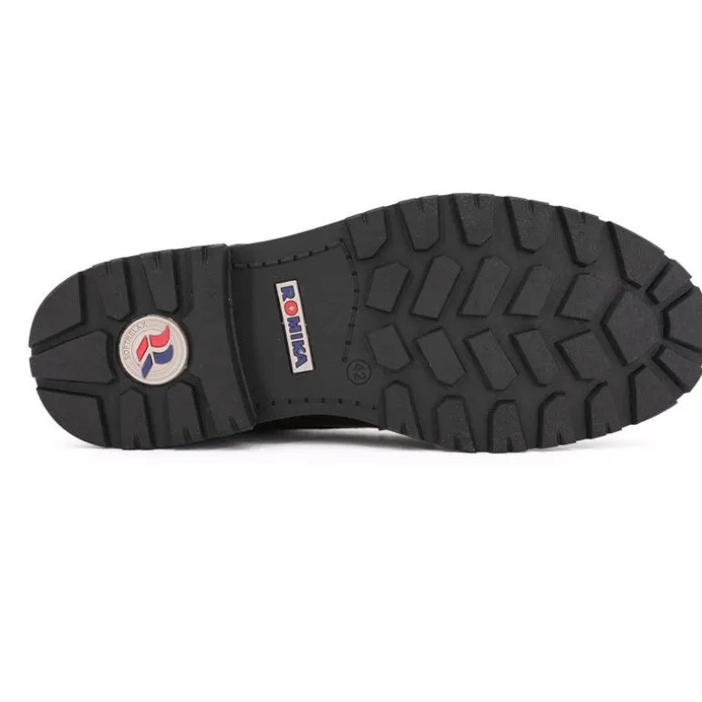 Derbies à lacets effet cuir grainé Homme ROMIKA