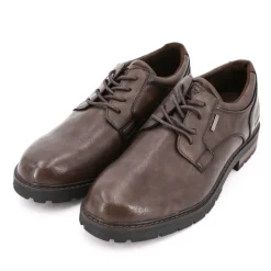 Derbies à lacets effet cuir grainé Homme ROMIKA