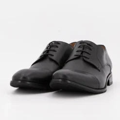 Derbies à lacets noires cuir lisse Homme PIERRE CARDIN