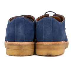 Derbies bleu cobalt en daim Homme LUSQUINOS