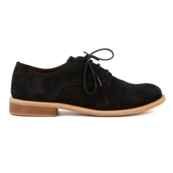 Derbies noir en daim Homme LUSQUINOS