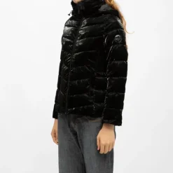 Doudoune à capuche zippée mattia col montant black Femme DEELUXE 74