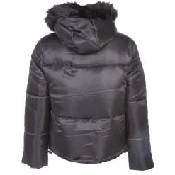 Doudoune bonny noire à capuche Femme VON DUTCH