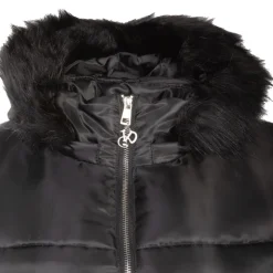 Doudoune bonny noire à capuche Femme VON DUTCH