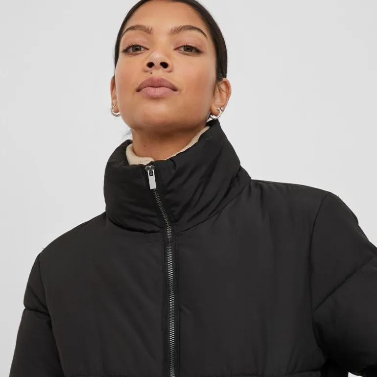 Doudoune courte avec col montant vitate Femme VILA