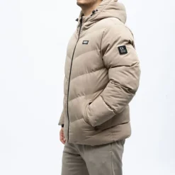 Doudoune interest zip noir avec capuche Homme DEELUXE 74