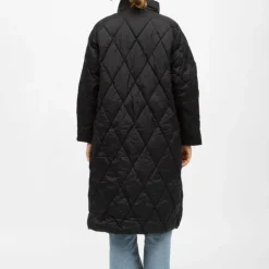 Doudoune matelassée à boutons mi longue nora col montant Femme LA PETITE ETOILE