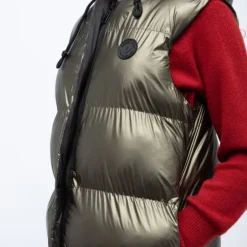 Doudoune mi longue liliana khaki brillante Femme DEELUXE 74