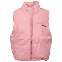 Doudoune sans manche similicuir zippée col montant Fille CXL BY CHRISTIAN LACROIX