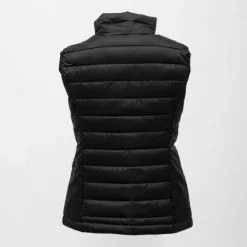 Doudoune sans manches col cheminé logo à relief bi color Femme ROSSIGNOL