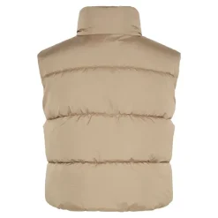 Doudoune sans manches courte col cheminée Femme PIECES