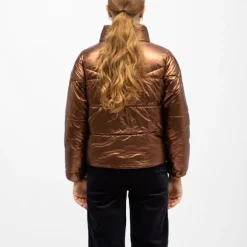 Doudoune sheila brown col montant bronze Femme DEELUXE 74