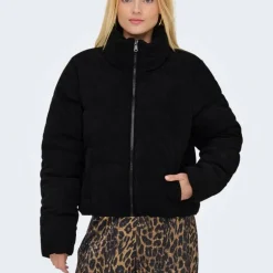 Doudoune velours col montant cammie zippée Femme ONLY