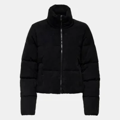 Doudoune velours col montant cammie zippée Femme ONLY