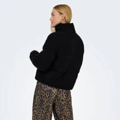 Doudoune velours col montant cammie zippée Femme ONLY