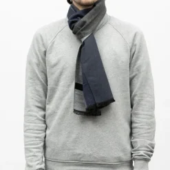 Echarpe à rayures 30x180cm Homme MANOUKIAN