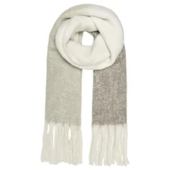 Echarpe avec pampilles Bonnie à rayures Femme ONLY