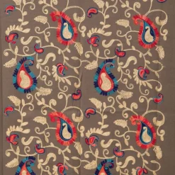 Echarpe brodée avec motif cachemire 70x185cm Femme GERARD PASQUIER
