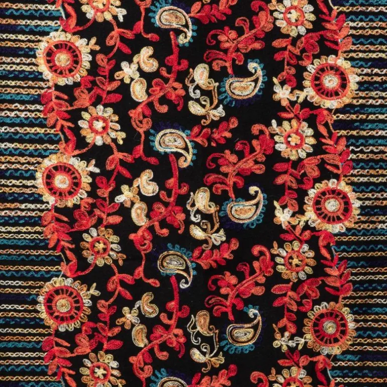 Echarpe broderie colorée70x185cm Femme GERARD PASQUIER